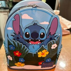 Disney Blue Stitch Kids Backpack